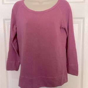 Standard James Perse Size 1 Mauve Long Sleeved Top